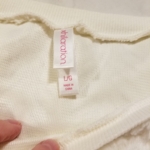 Xhilaration fluffy juniors top - Picture 2 of 4